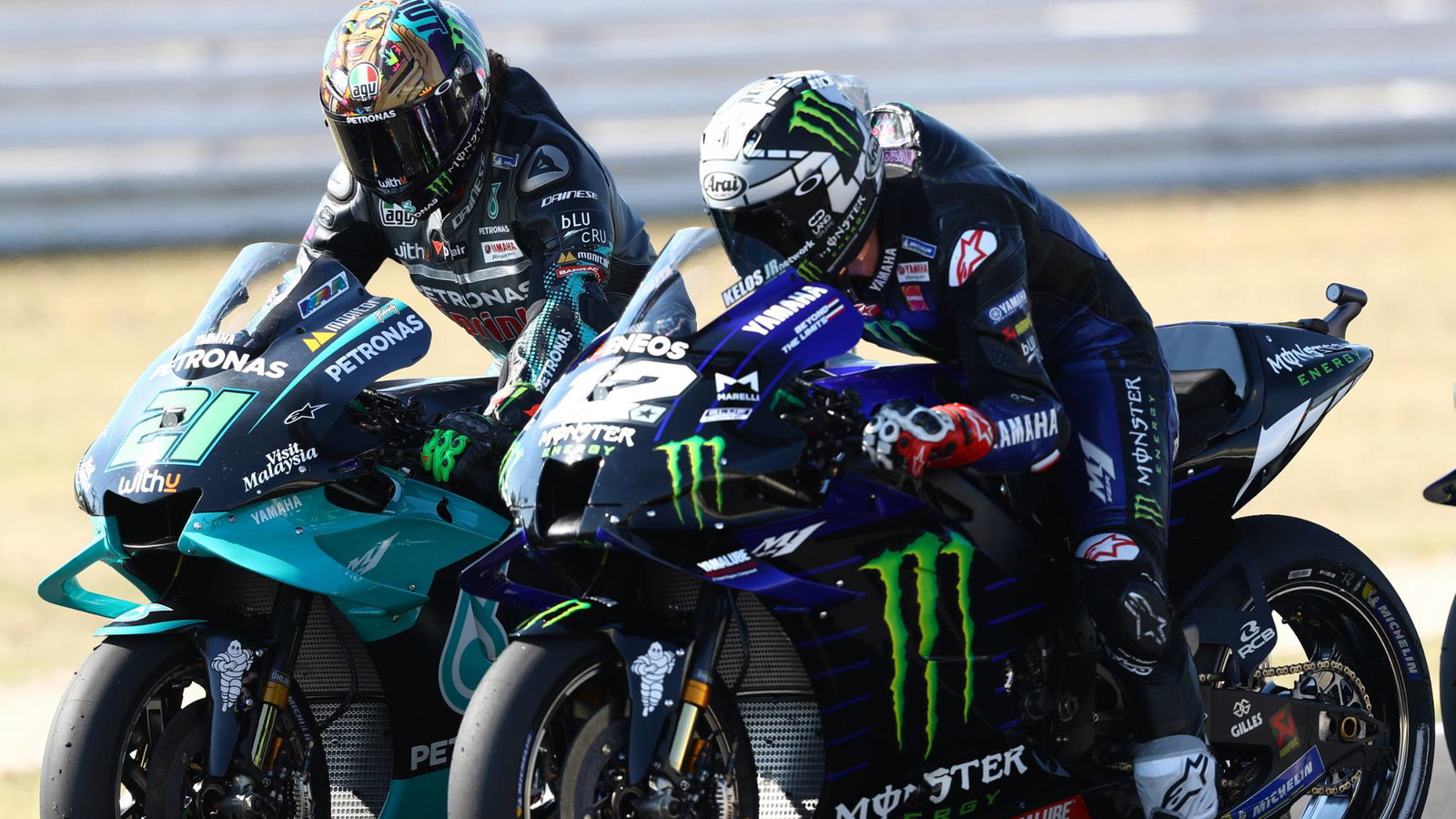 Franco Morbidelli, Maverick Vinales, San Marino MotoGP, 12 September 2020
